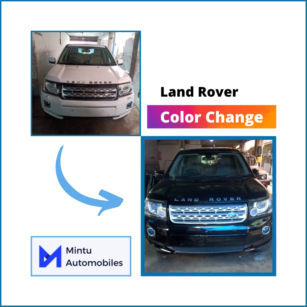 Car body color change in Mintu Automobile in SIliguri