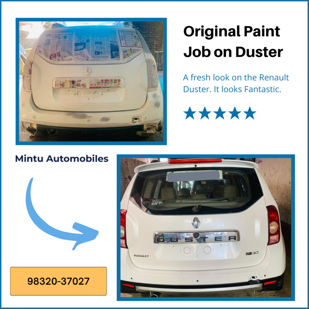 Car Bumper color change in Mintu Automobile in SIliguri